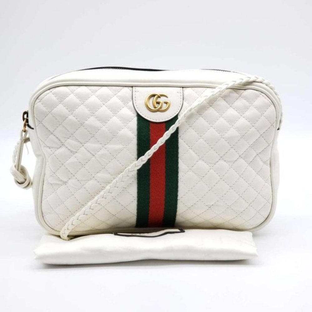 Authentic Gucci Quilted Small Crossbody Bag - Picture 1 of 15